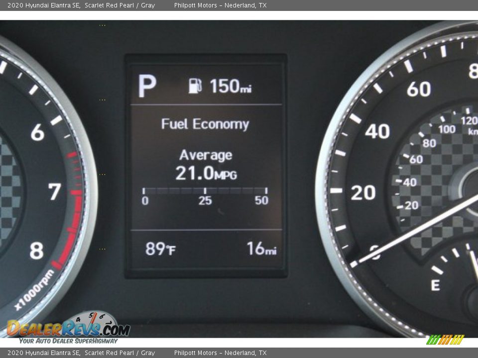2020 Hyundai Elantra SE Scarlet Red Pearl / Gray Photo #15