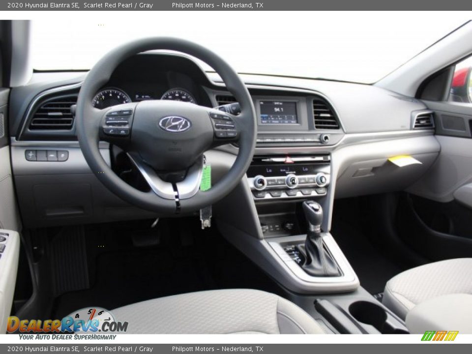 2020 Hyundai Elantra SE Scarlet Red Pearl / Gray Photo #21