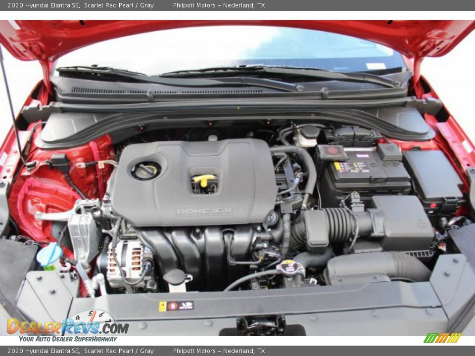 2020 Hyundai Elantra SE Scarlet Red Pearl / Gray Photo #24