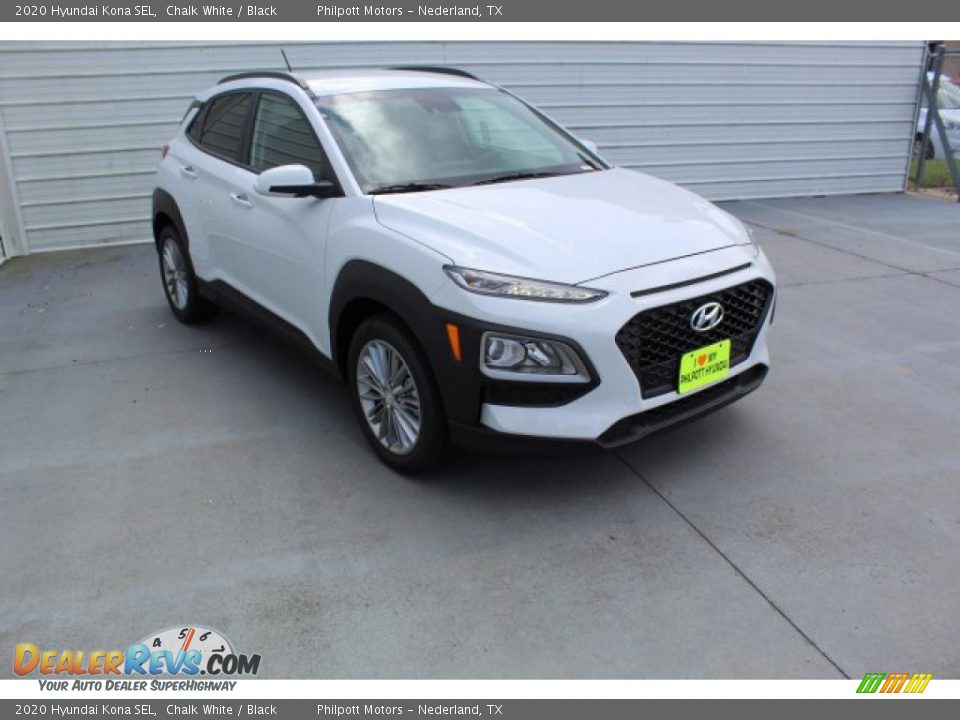 2020 Hyundai Kona SEL Chalk White / Black Photo #2