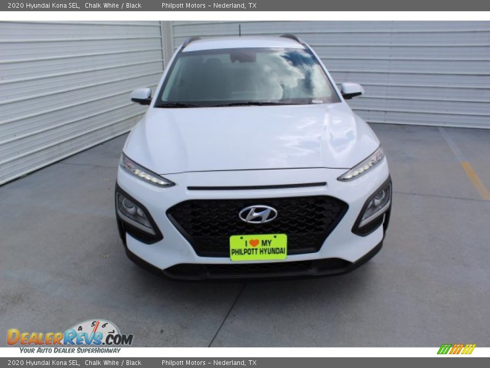 2020 Hyundai Kona SEL Chalk White / Black Photo #3