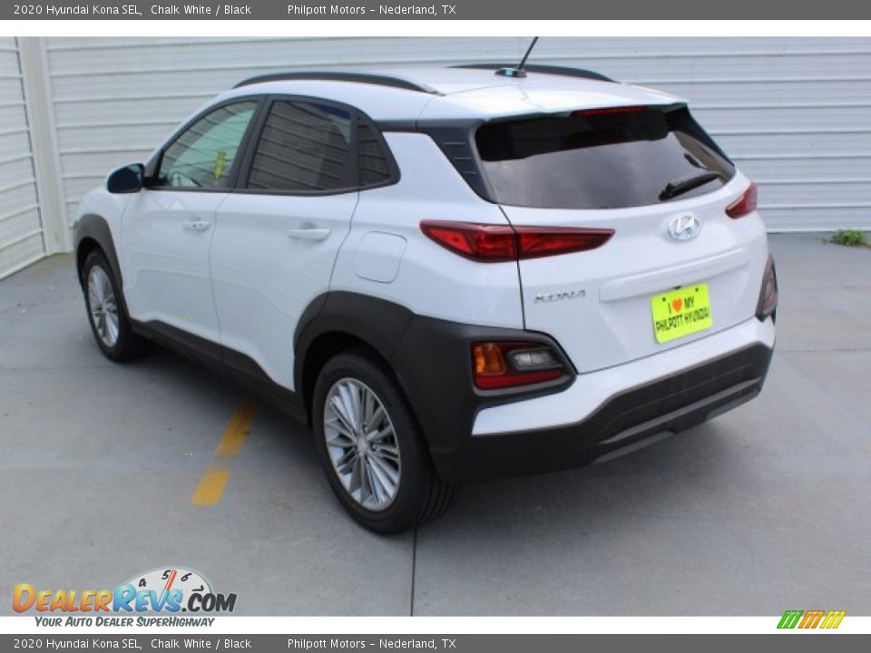 2020 Hyundai Kona SEL Chalk White / Black Photo #7