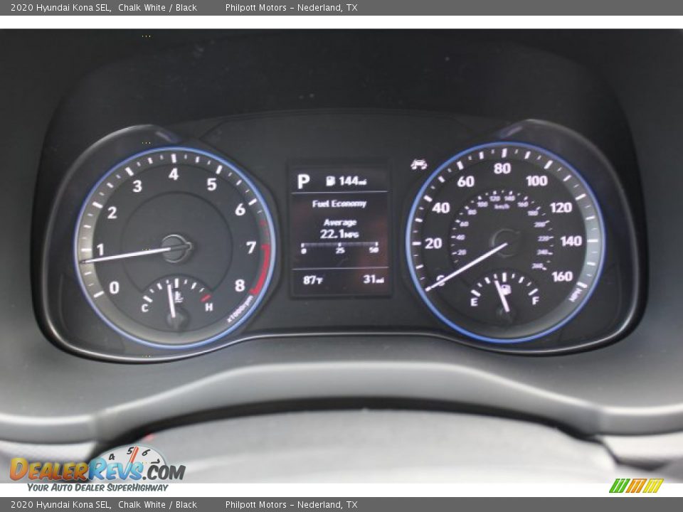 2020 Hyundai Kona SEL Chalk White / Black Photo #14