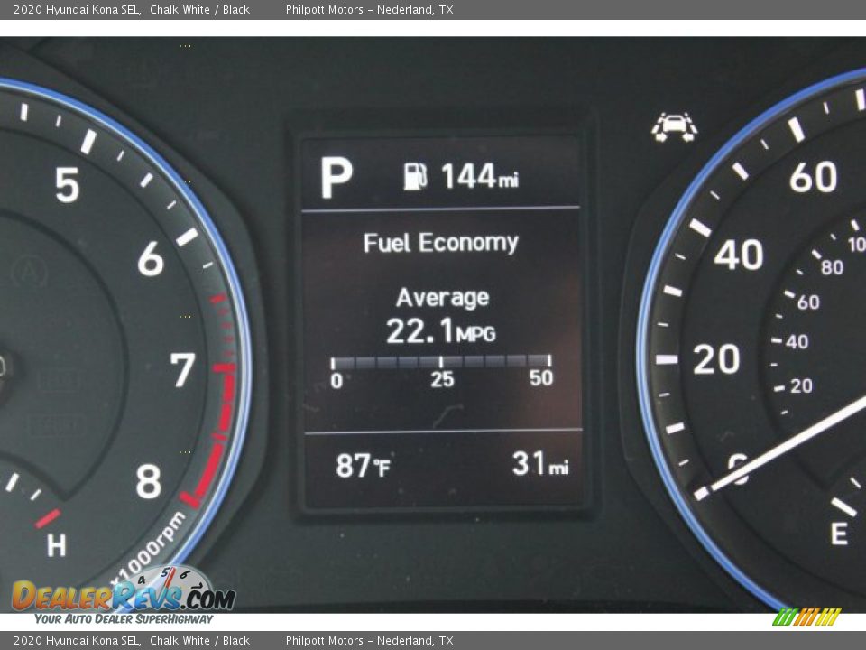 2020 Hyundai Kona SEL Chalk White / Black Photo #15