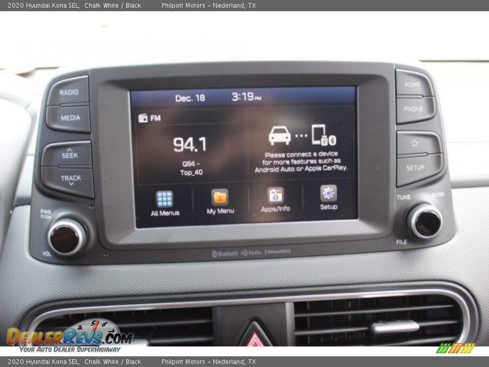 2020 Hyundai Kona SEL Chalk White / Black Photo #16