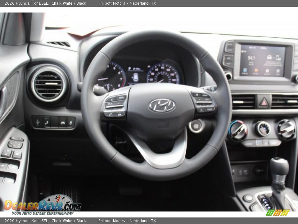 2020 Hyundai Kona SEL Chalk White / Black Photo #23