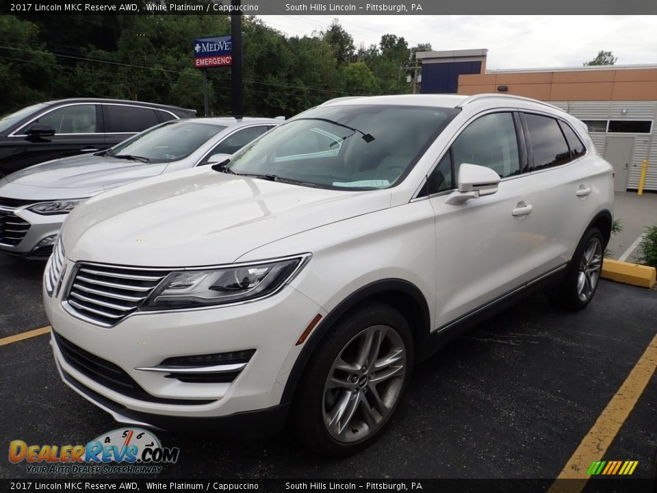 2017 Lincoln MKC Reserve AWD White Platinum / Cappuccino Photo #1