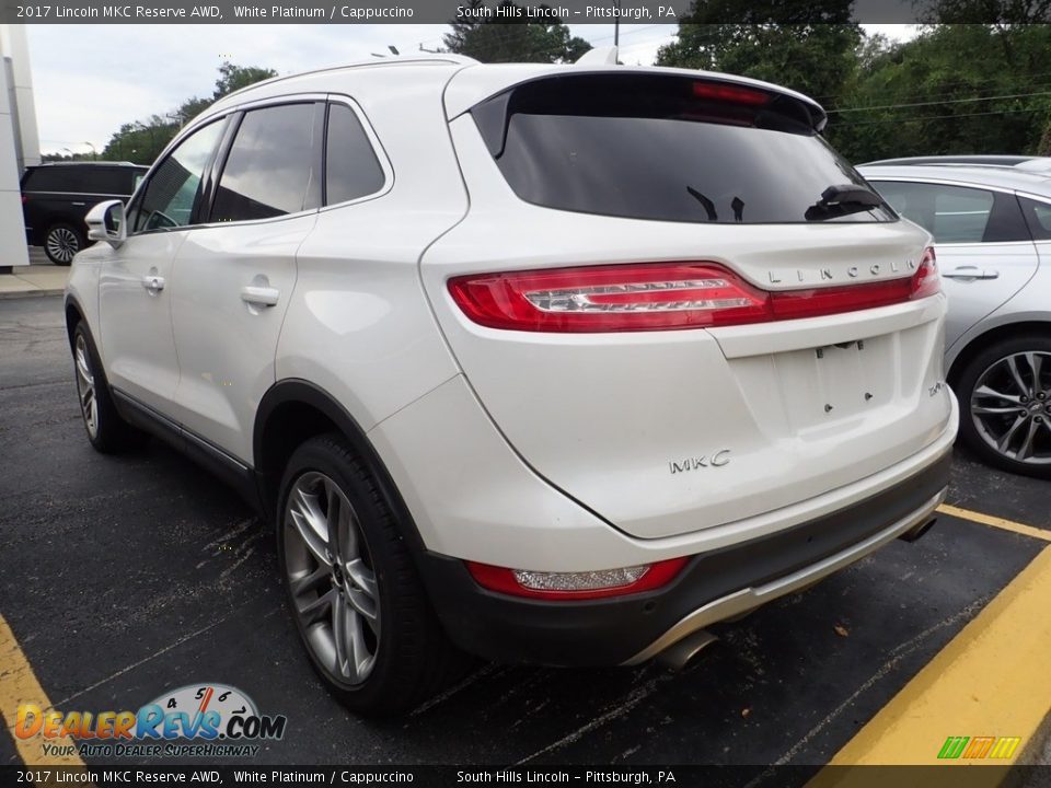 2017 Lincoln MKC Reserve AWD White Platinum / Cappuccino Photo #2