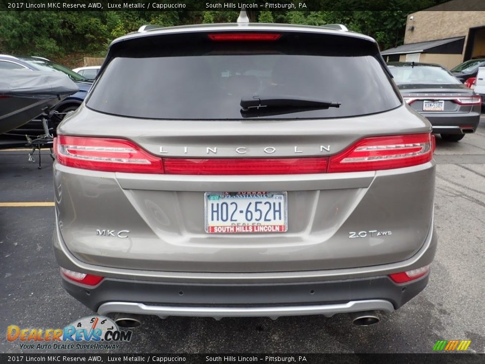 2017 Lincoln MKC Reserve AWD Luxe Metallic / Cappuccino Photo #3