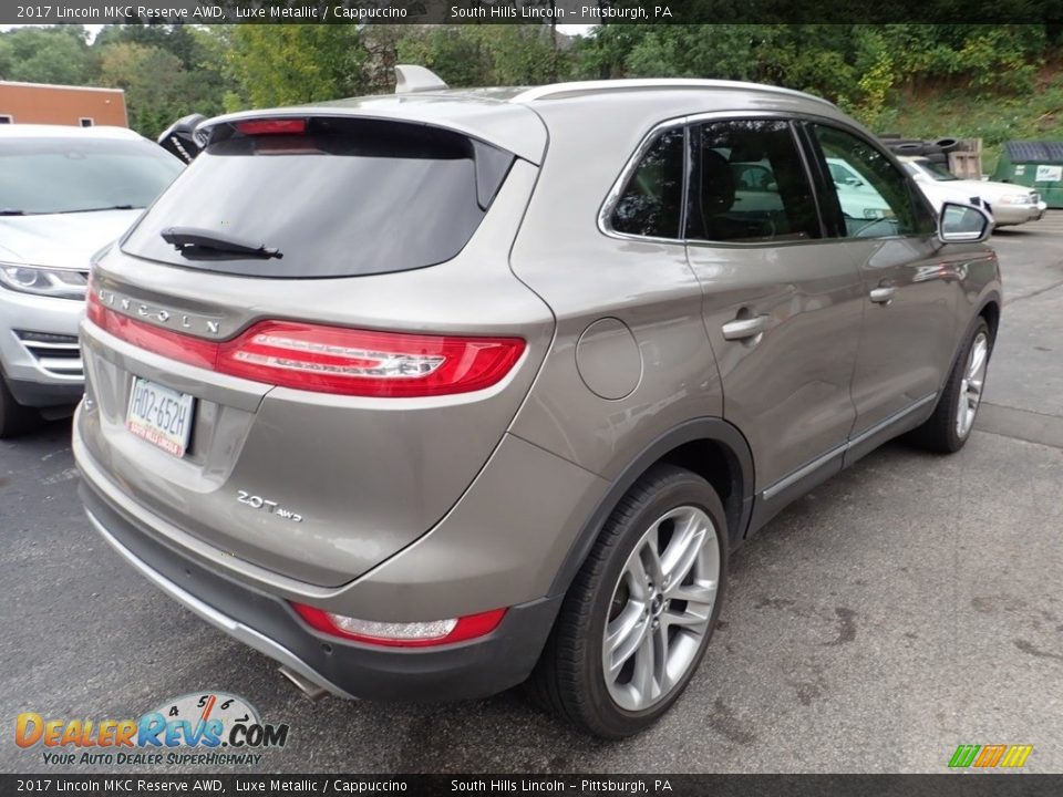 2017 Lincoln MKC Reserve AWD Luxe Metallic / Cappuccino Photo #4