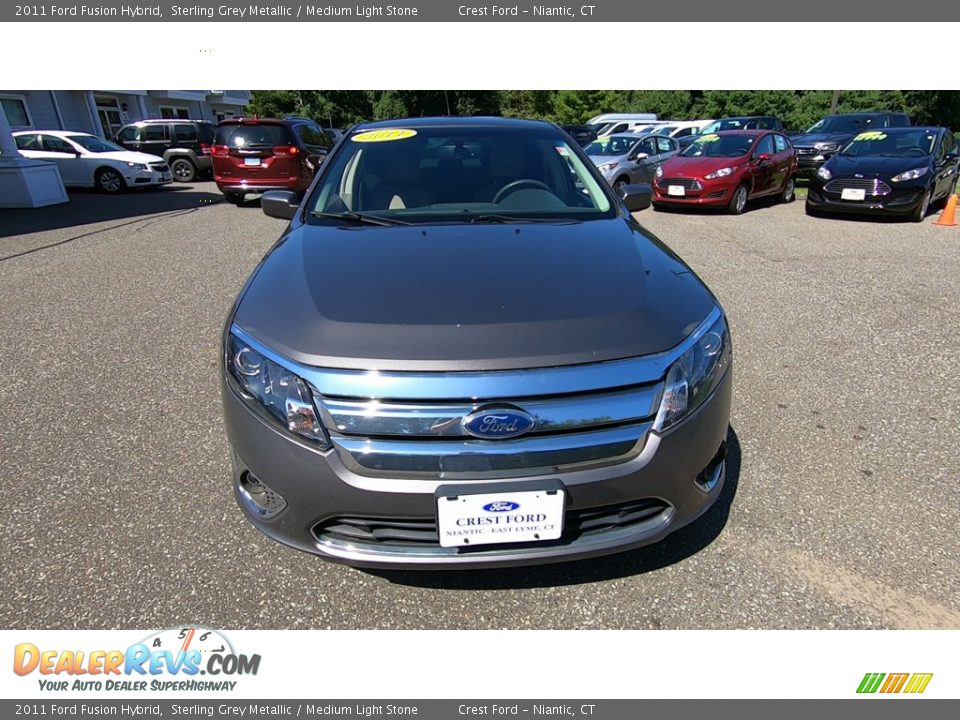 2011 Ford Fusion Hybrid Sterling Grey Metallic / Medium Light Stone Photo #2
