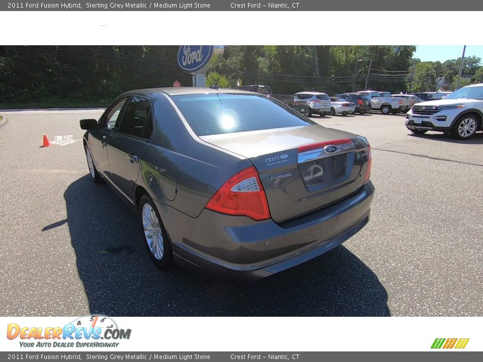 2011 Ford Fusion Hybrid Sterling Grey Metallic / Medium Light Stone Photo #5
