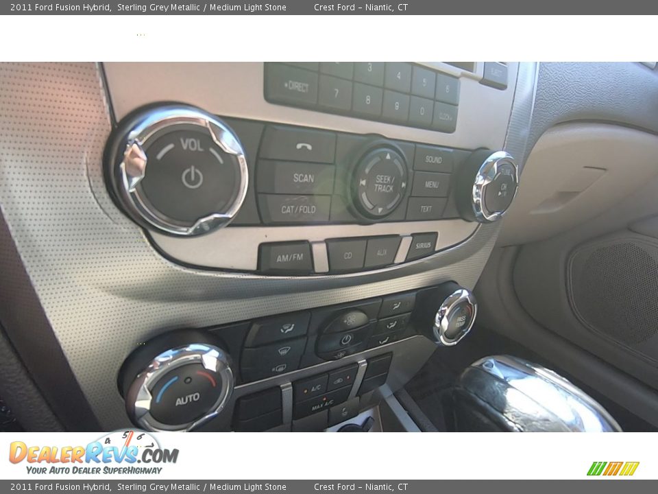 2011 Ford Fusion Hybrid Sterling Grey Metallic / Medium Light Stone Photo #16