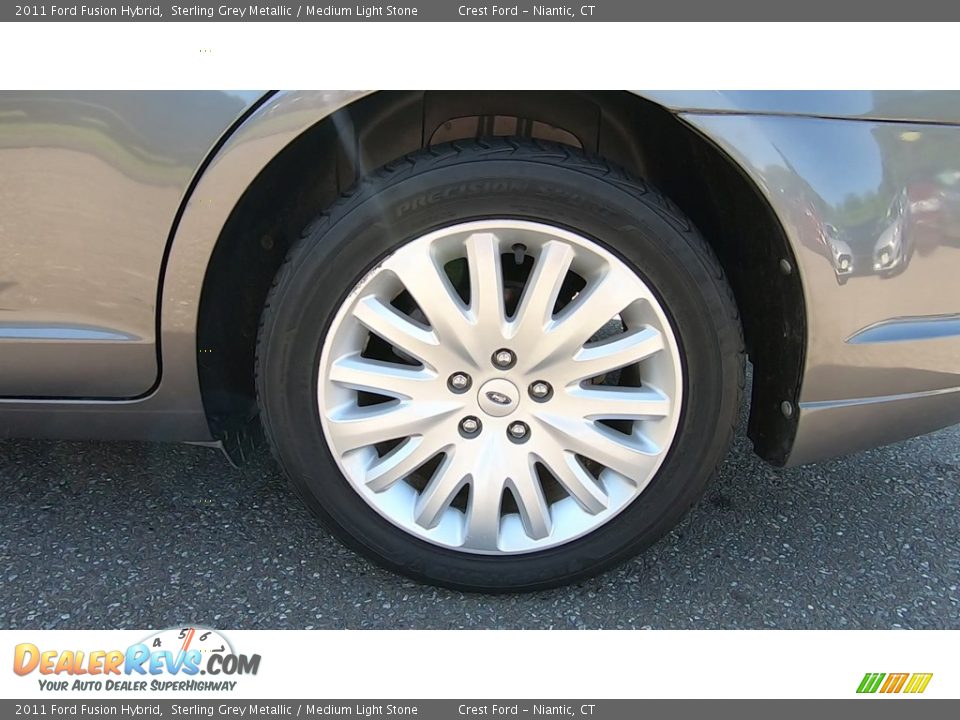 2011 Ford Fusion Hybrid Sterling Grey Metallic / Medium Light Stone Photo #20