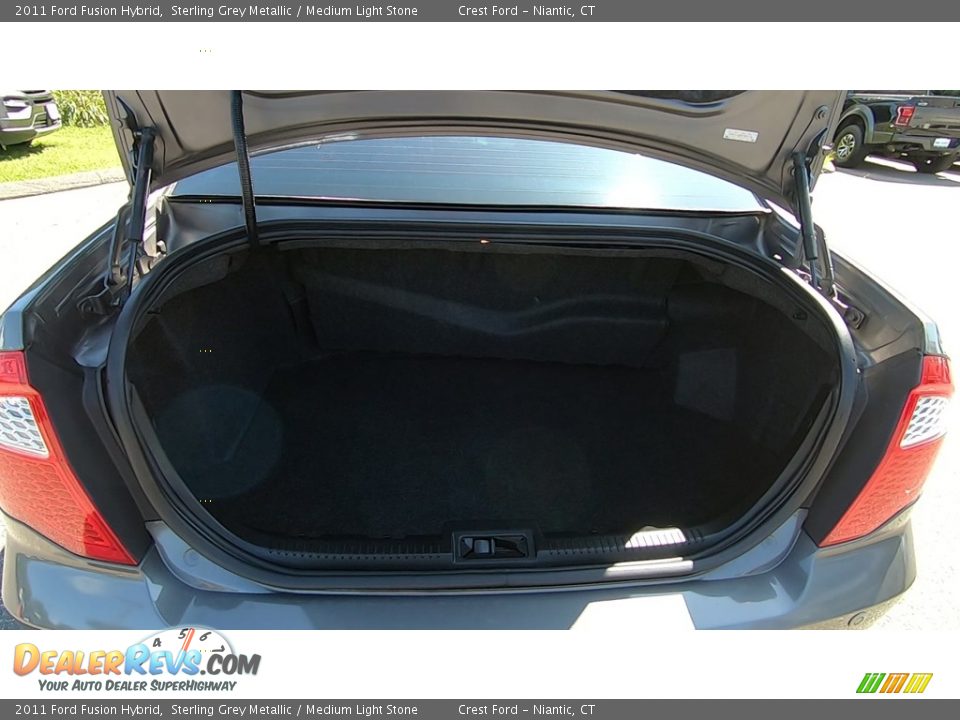 2011 Ford Fusion Hybrid Sterling Grey Metallic / Medium Light Stone Photo #21