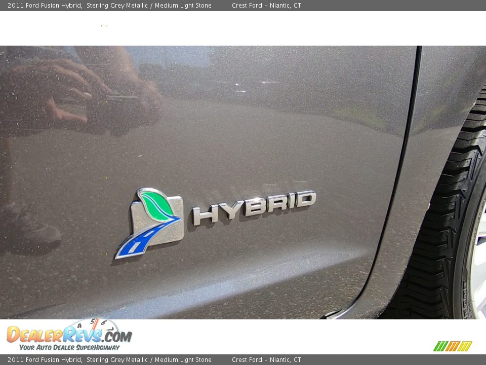 2011 Ford Fusion Hybrid Sterling Grey Metallic / Medium Light Stone Photo #26