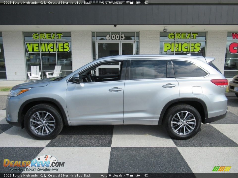 2018 Toyota Highlander XLE Celestial Silver Metallic / Black Photo #1
