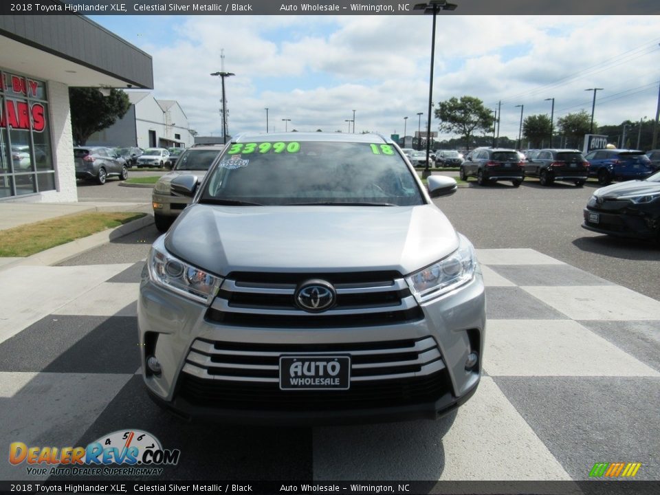 2018 Toyota Highlander XLE Celestial Silver Metallic / Black Photo #2