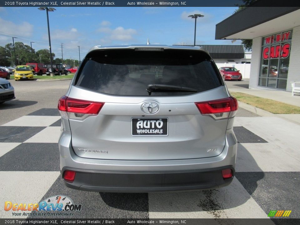 2018 Toyota Highlander XLE Celestial Silver Metallic / Black Photo #4
