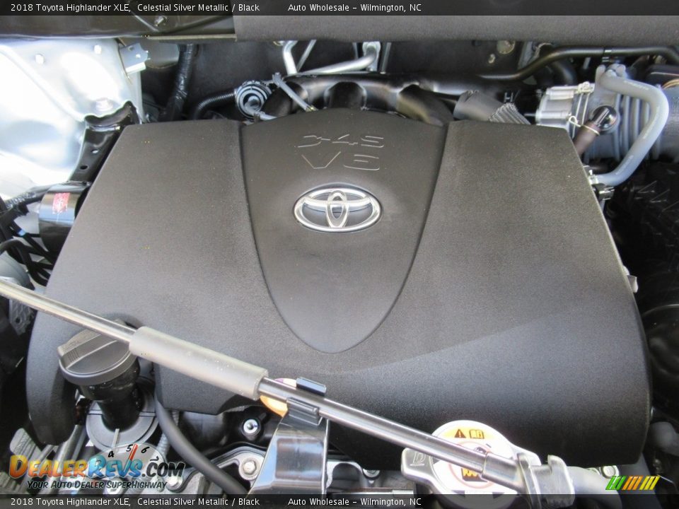 2018 Toyota Highlander XLE Celestial Silver Metallic / Black Photo #6