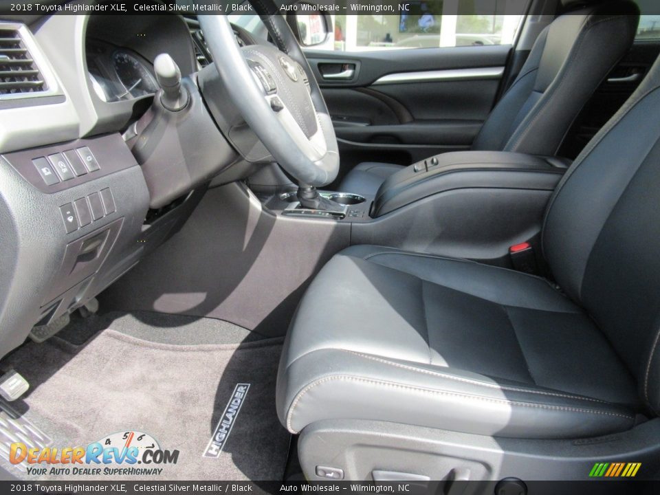 2018 Toyota Highlander XLE Celestial Silver Metallic / Black Photo #9