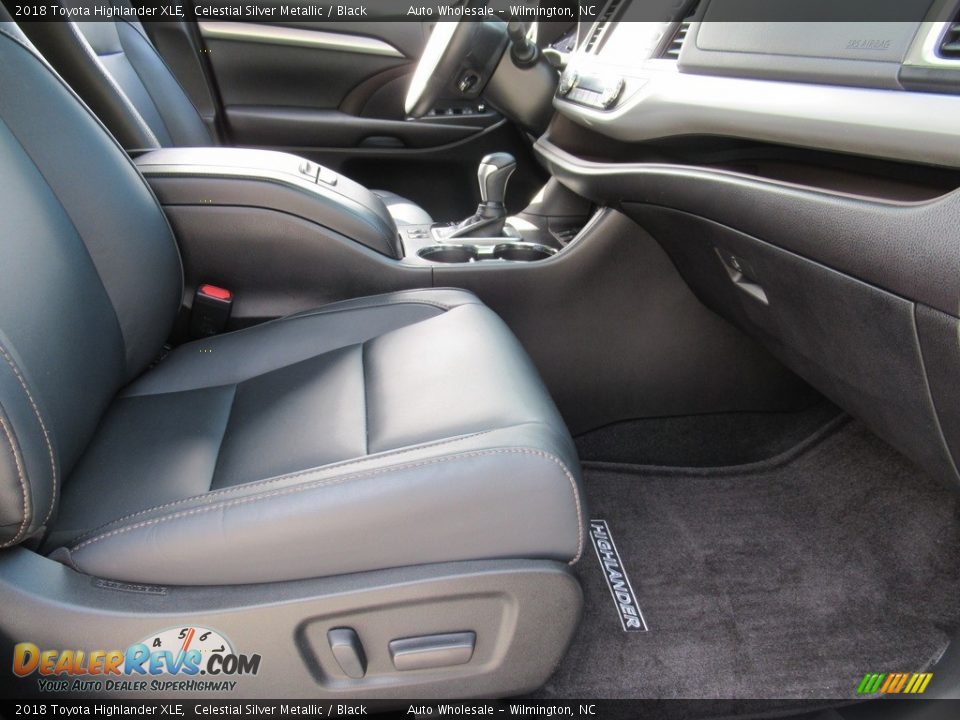 2018 Toyota Highlander XLE Celestial Silver Metallic / Black Photo #11