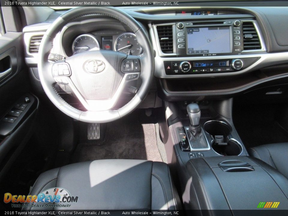 2018 Toyota Highlander XLE Celestial Silver Metallic / Black Photo #14