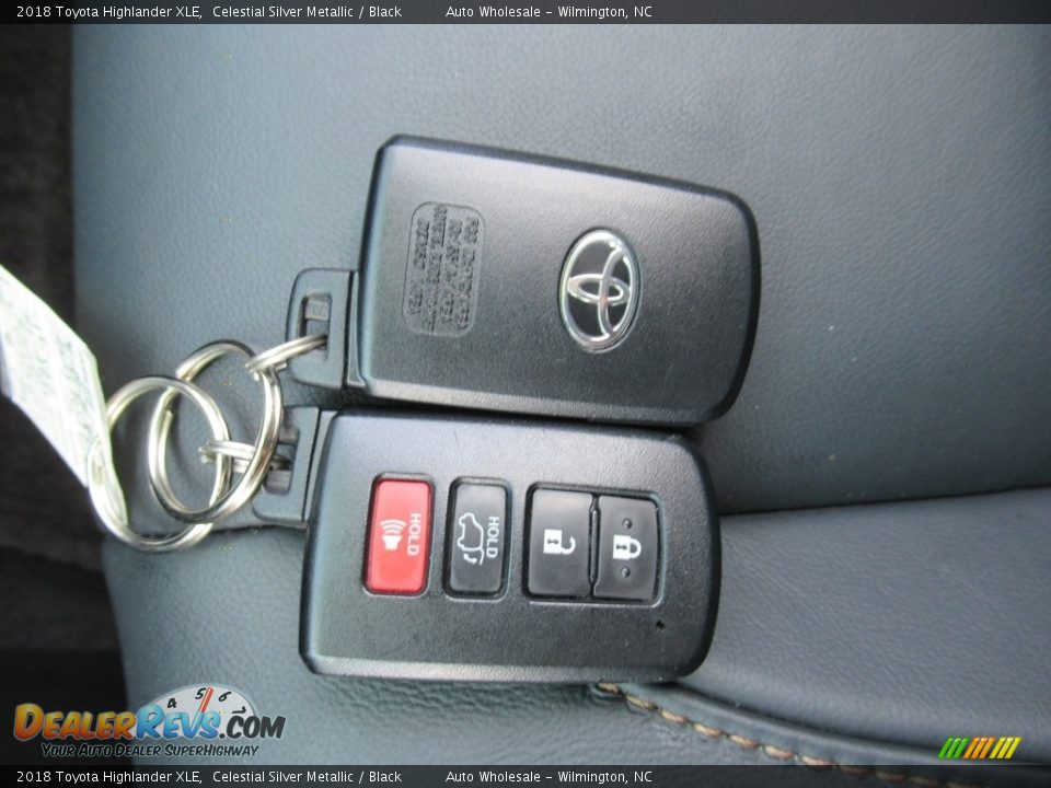 2018 Toyota Highlander XLE Celestial Silver Metallic / Black Photo #20