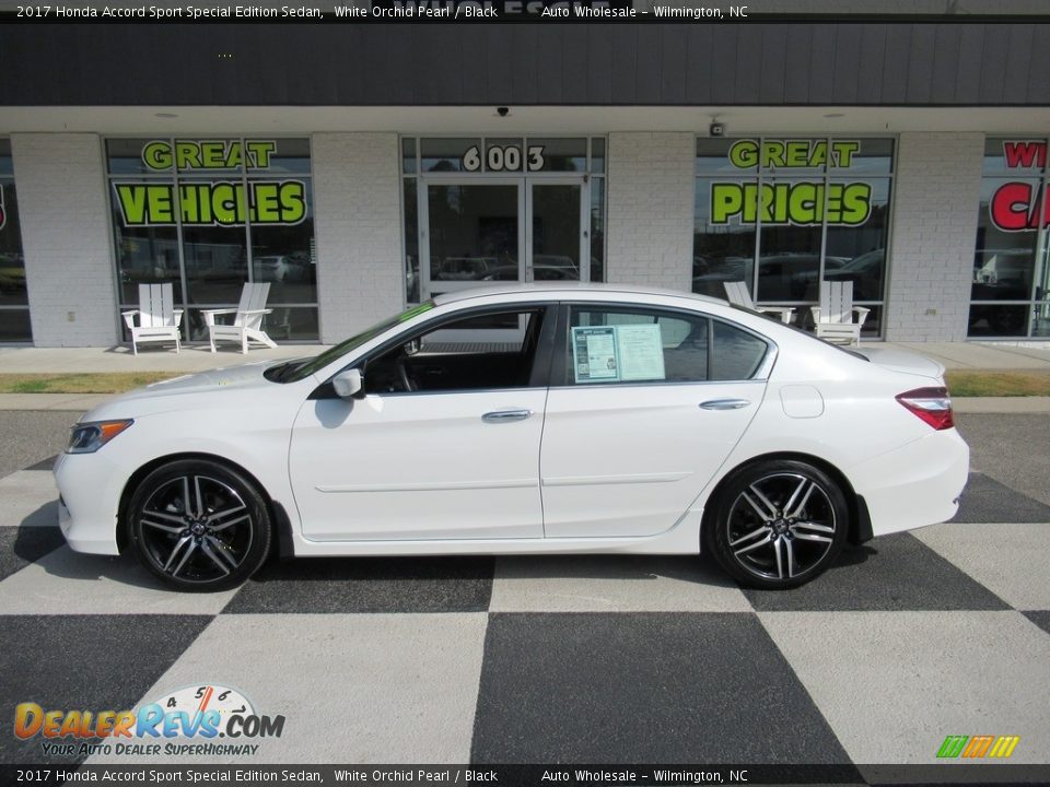 2017 Honda Accord Sport Special Edition Sedan White Orchid Pearl / Black Photo #1