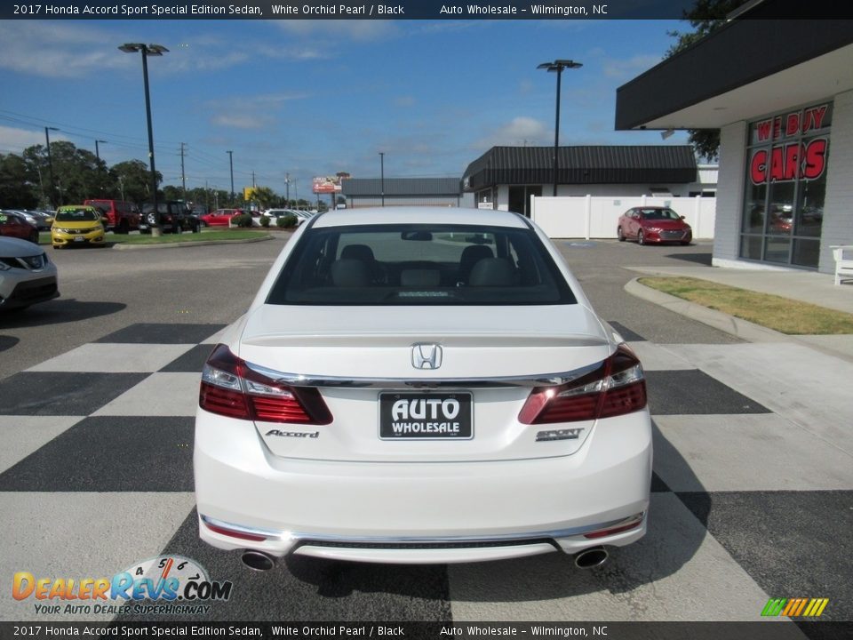 2017 Honda Accord Sport Special Edition Sedan White Orchid Pearl / Black Photo #4