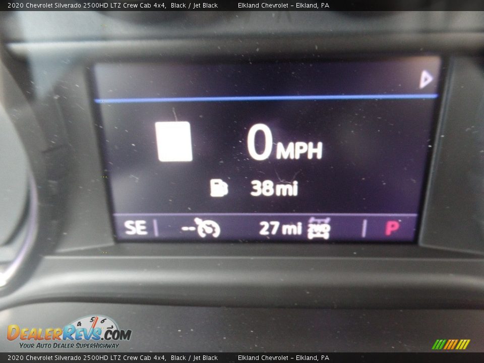 2020 Chevrolet Silverado 2500HD LTZ Crew Cab 4x4 Black / Jet Black Photo #35
