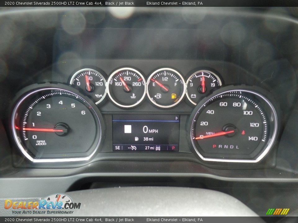 2020 Chevrolet Silverado 2500HD LTZ Crew Cab 4x4 Black / Jet Black Photo #36
