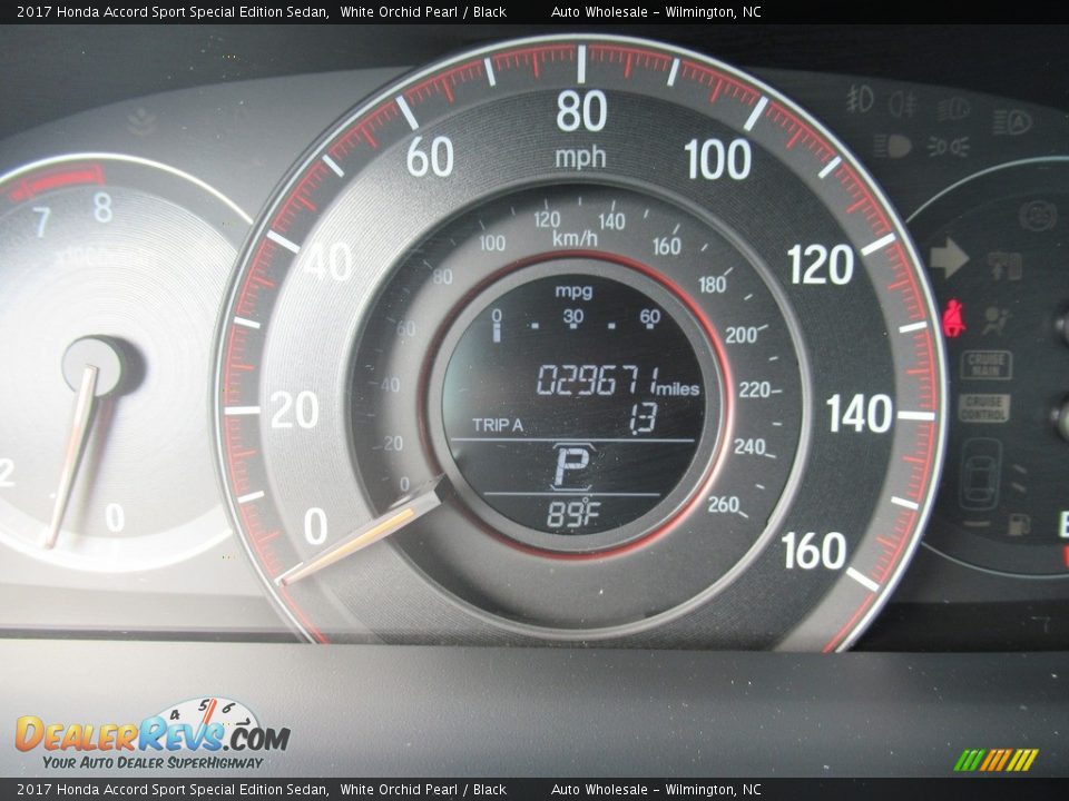 2017 Honda Accord Sport Special Edition Sedan White Orchid Pearl / Black Photo #16