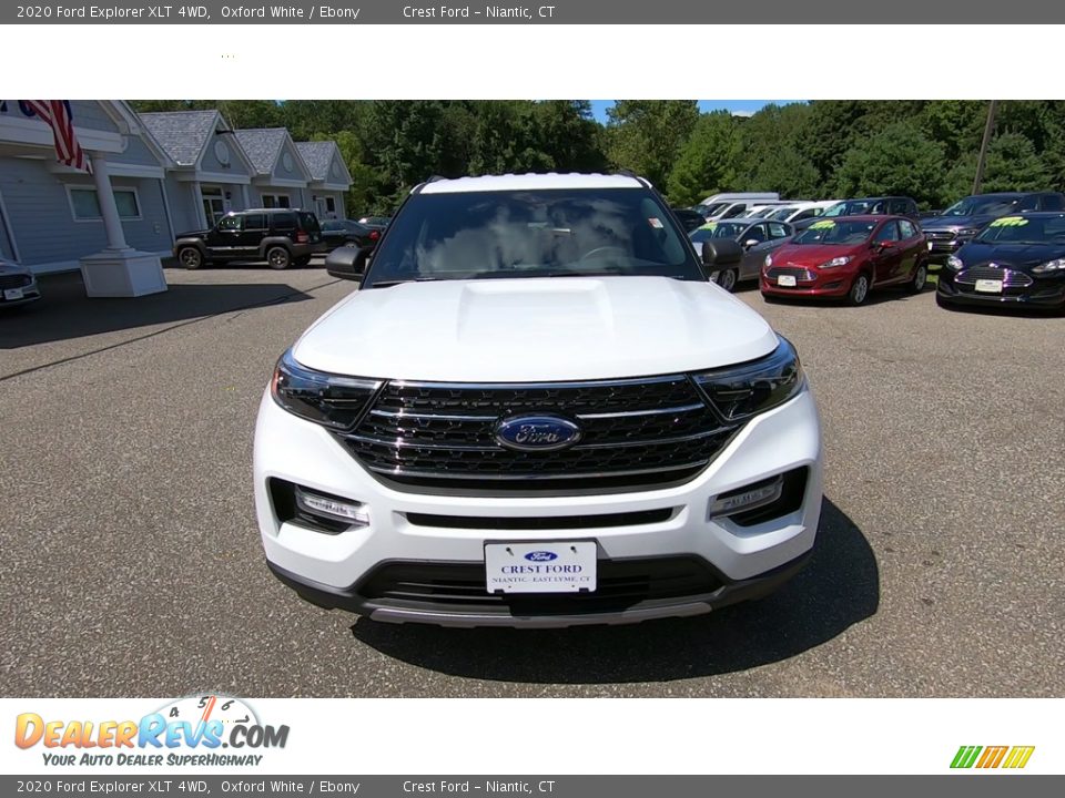 2020 Ford Explorer XLT 4WD Oxford White / Ebony Photo #2