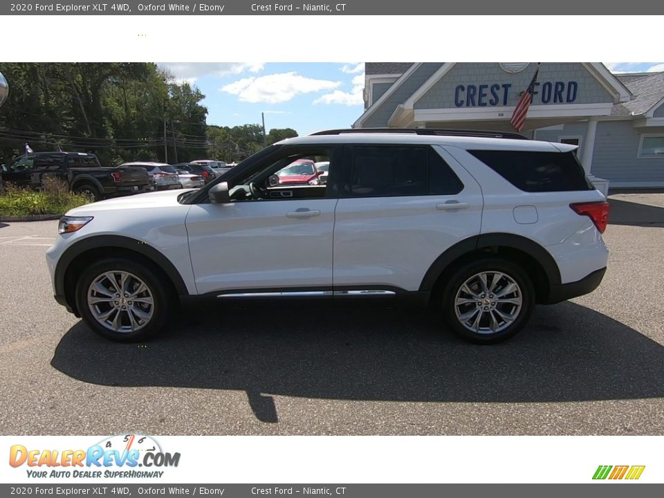 2020 Ford Explorer XLT 4WD Oxford White / Ebony Photo #4