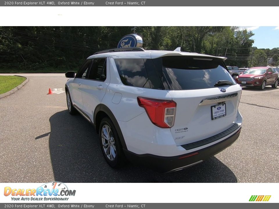 2020 Ford Explorer XLT 4WD Oxford White / Ebony Photo #5