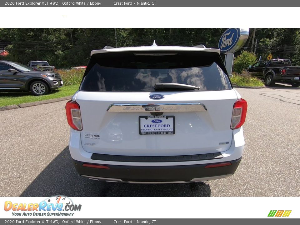 2020 Ford Explorer XLT 4WD Oxford White / Ebony Photo #6