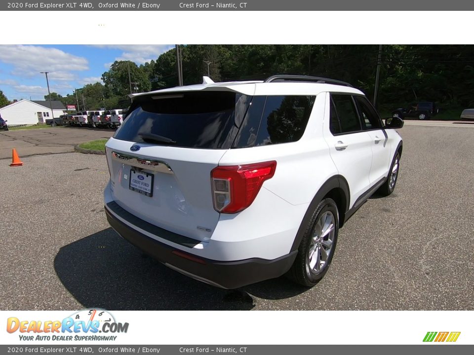 2020 Ford Explorer XLT 4WD Oxford White / Ebony Photo #7