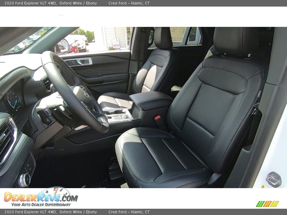 2020 Ford Explorer XLT 4WD Oxford White / Ebony Photo #11