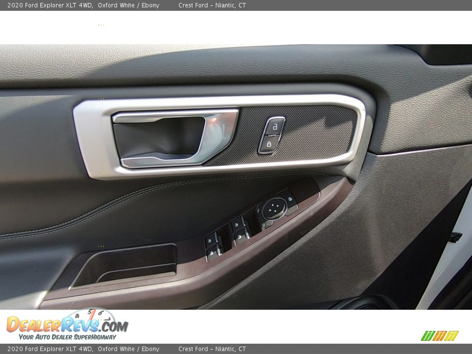 2020 Ford Explorer XLT 4WD Oxford White / Ebony Photo #12