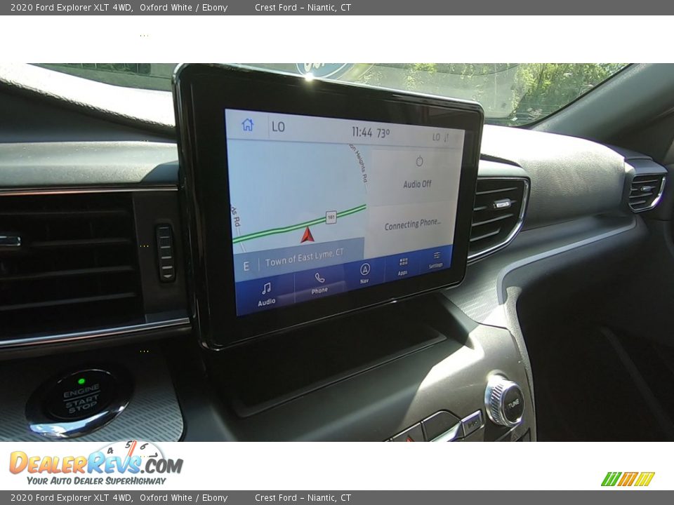 2020 Ford Explorer XLT 4WD Oxford White / Ebony Photo #14