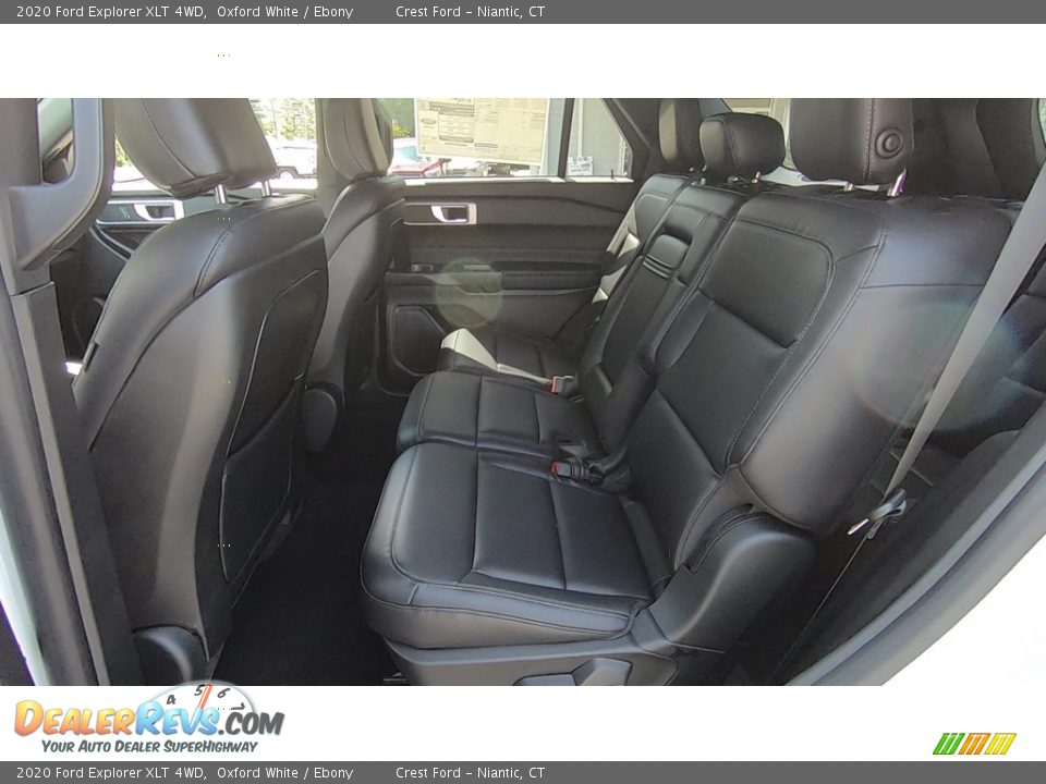 2020 Ford Explorer XLT 4WD Oxford White / Ebony Photo #17