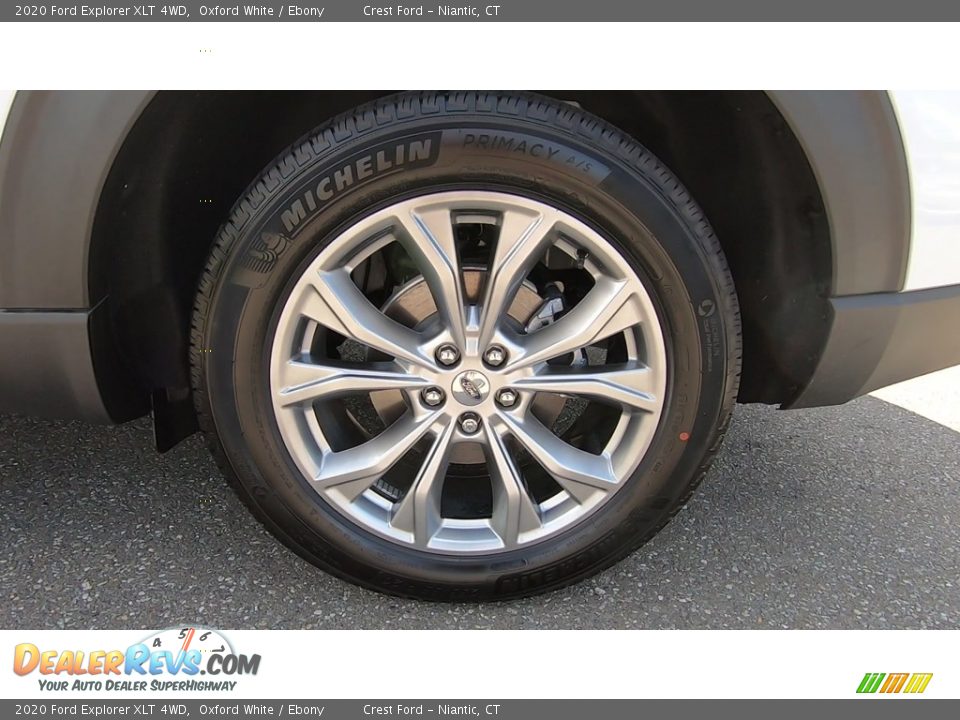 2020 Ford Explorer XLT 4WD Oxford White / Ebony Photo #19