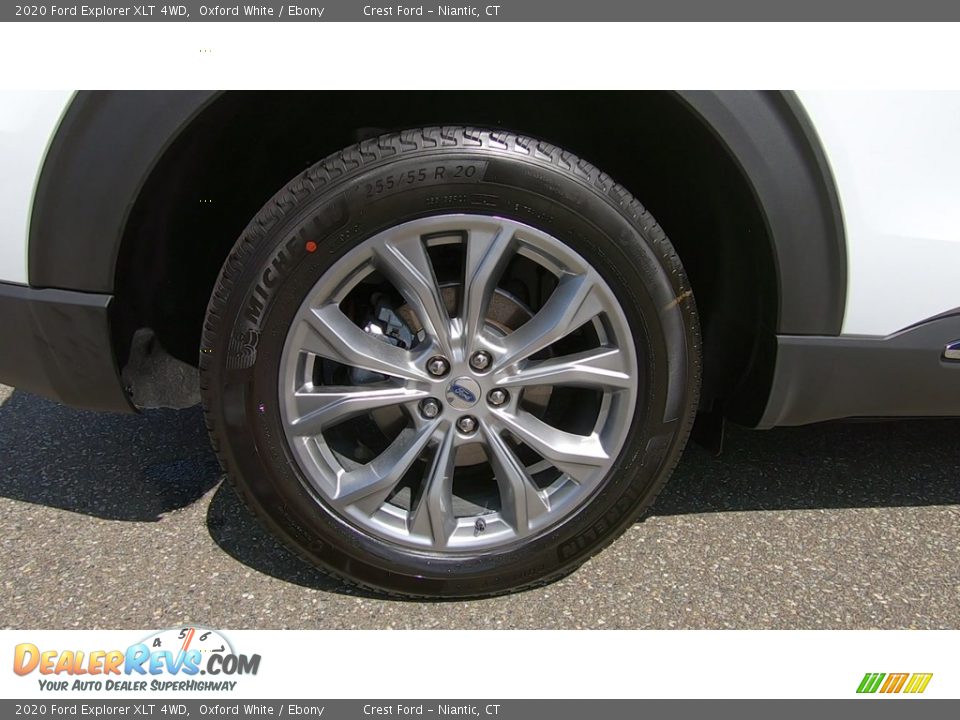 2020 Ford Explorer XLT 4WD Oxford White / Ebony Photo #21