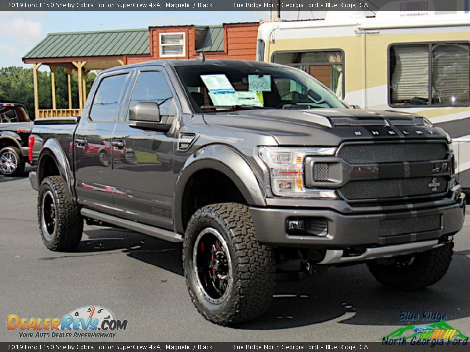 2019 Ford F150 Shelby Cobra Edition SuperCrew 4x4 Magnetic / Black Photo #7