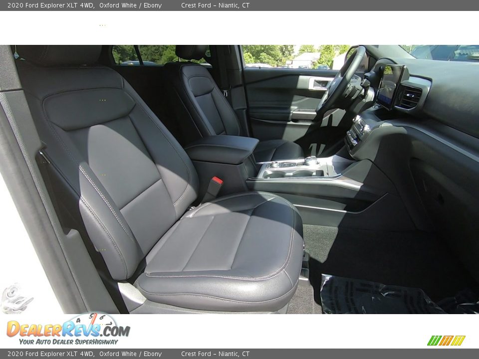 2020 Ford Explorer XLT 4WD Oxford White / Ebony Photo #24