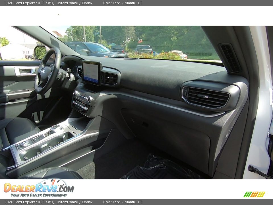 2020 Ford Explorer XLT 4WD Oxford White / Ebony Photo #25