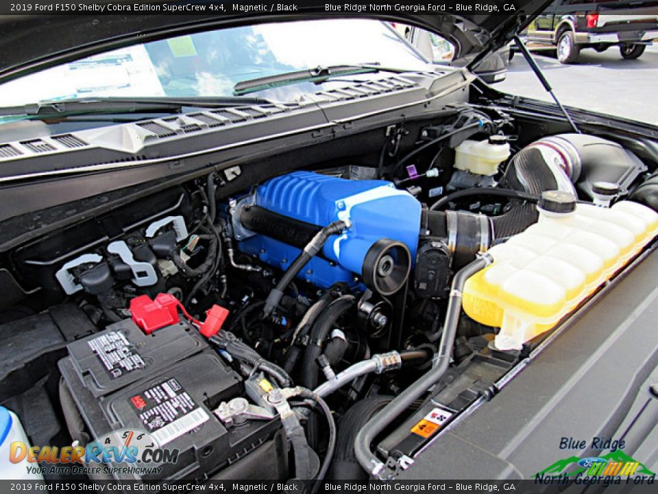 2019 Ford F150 Shelby Cobra Edition SuperCrew 4x4 5.0 Liter Shelby Supercharged DOHC 32-Valve Ti-VCT E85 V8 Engine Photo #11