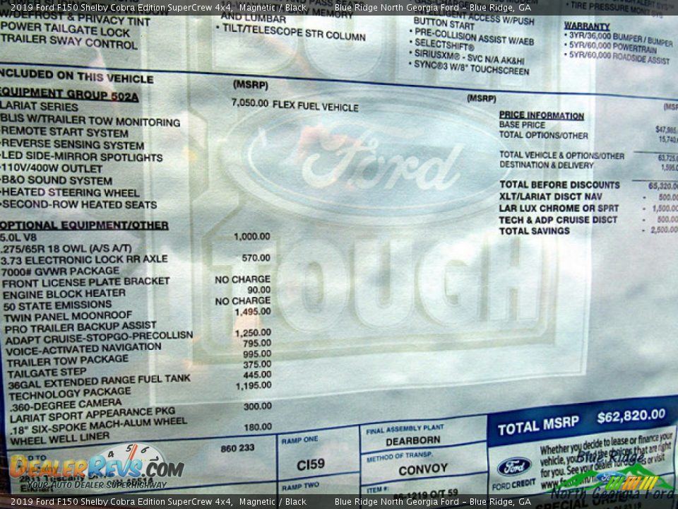 2019 Ford F150 Shelby Cobra Edition SuperCrew 4x4 Magnetic / Black Photo #36