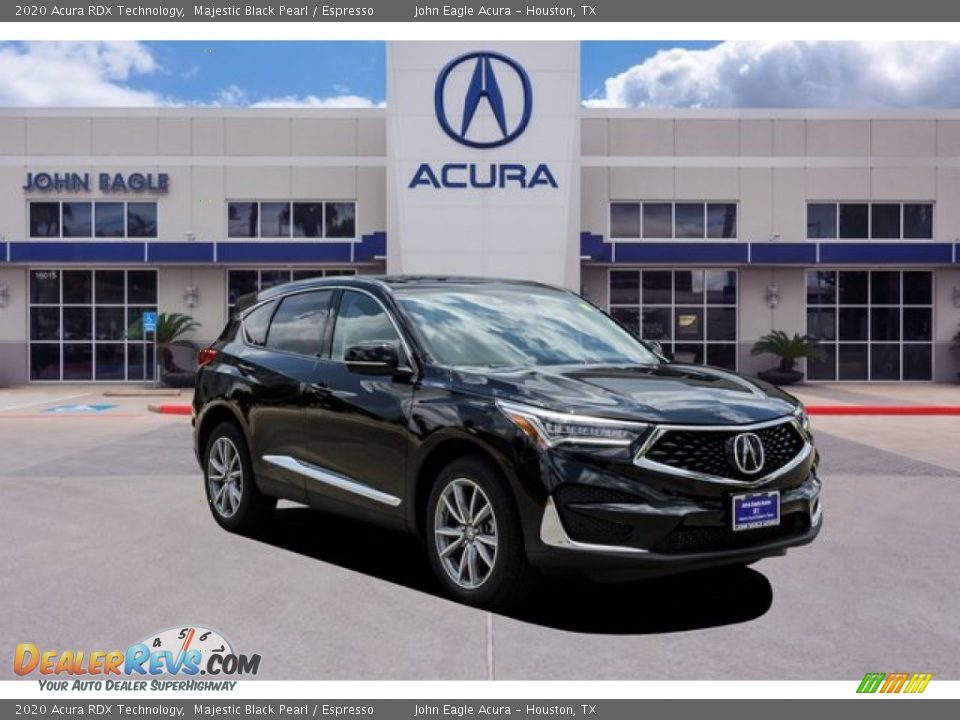 2020 Acura RDX Technology Majestic Black Pearl / Espresso Photo #1